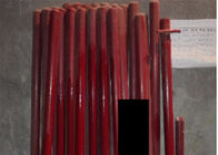 Red Silicon Nitride Thermocouple Protection Tube , Alumina Tube Closed One End