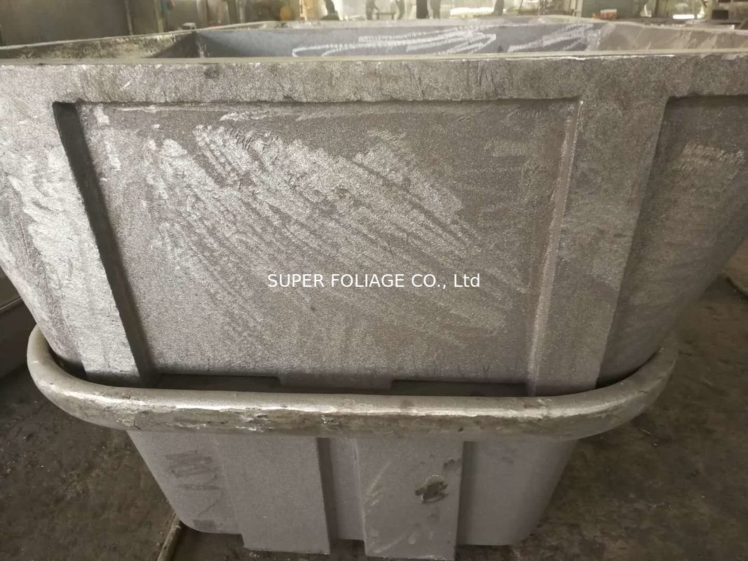 Aluminum Casting Dross Pan Sow Mold Sand Blasting Surface